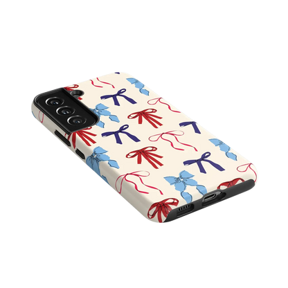 American Girlie | Red White & Blue Bows Case