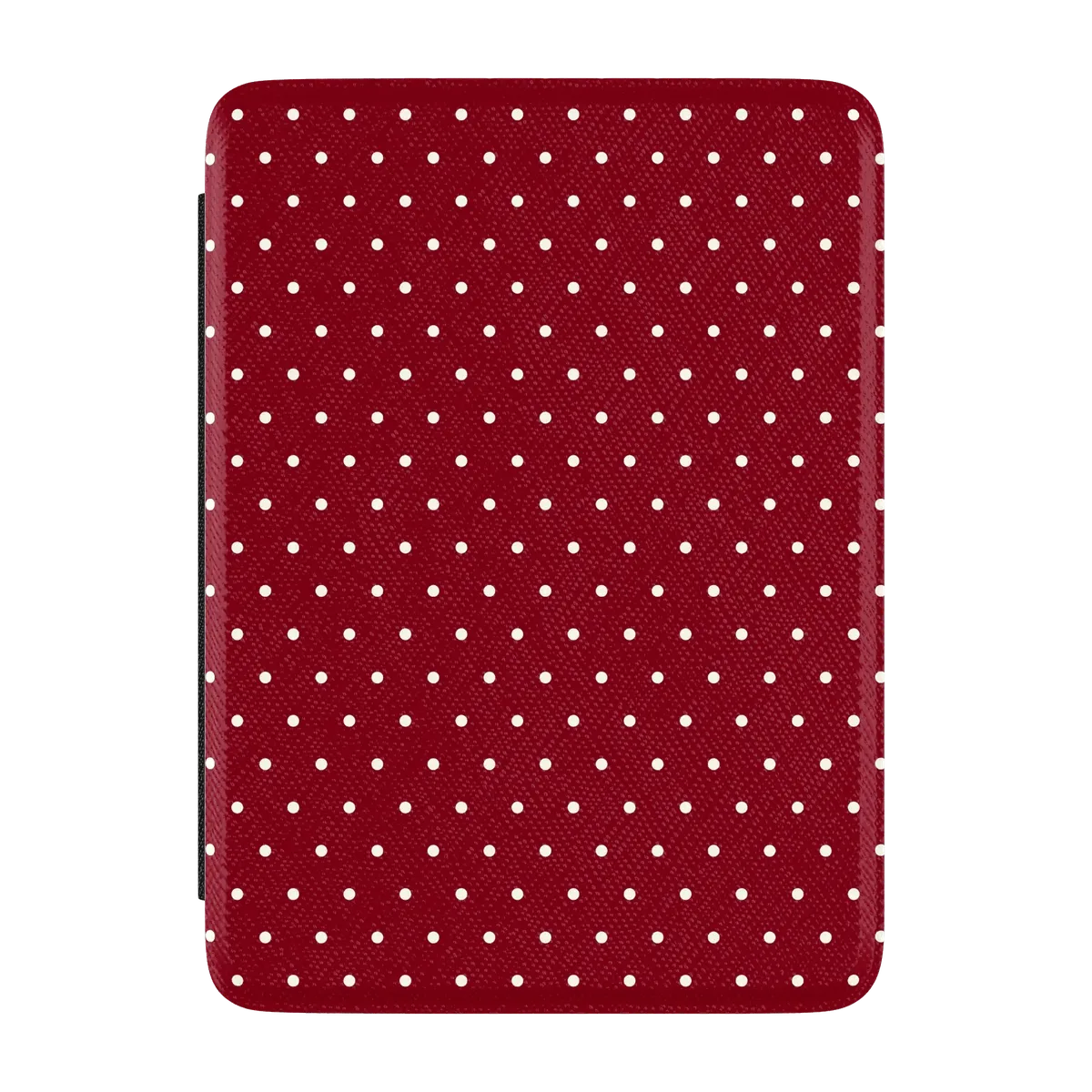 On the Dot | Maroon Polka Dot Kindle Case | Casely
