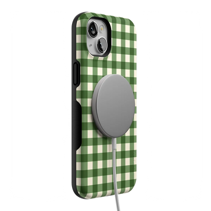 Checked Twice | Green Plaid Case