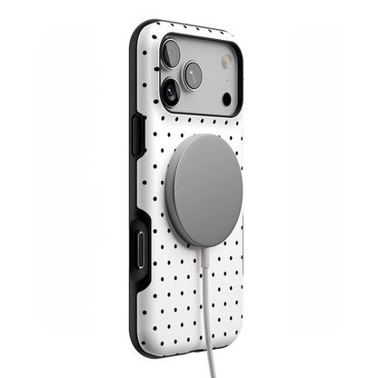 On the Dot | Black Polka Dot Case