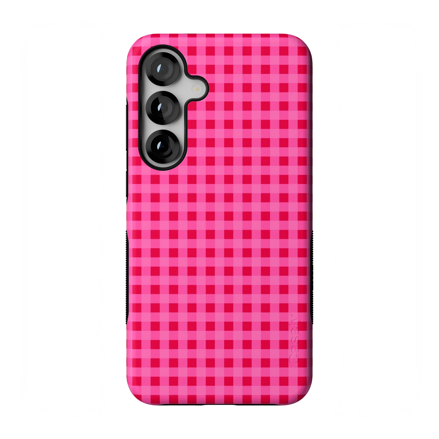 Sweet Jam | Hot Pink Gingham Case - Galaxy S25 Plus
