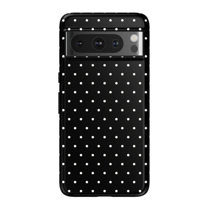 On the Dot | White Polka Dot Case