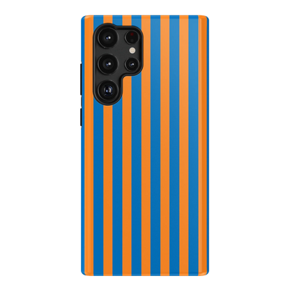 Go New York | Blue & Orange Stripes Case - Galaxy S22 Ultra