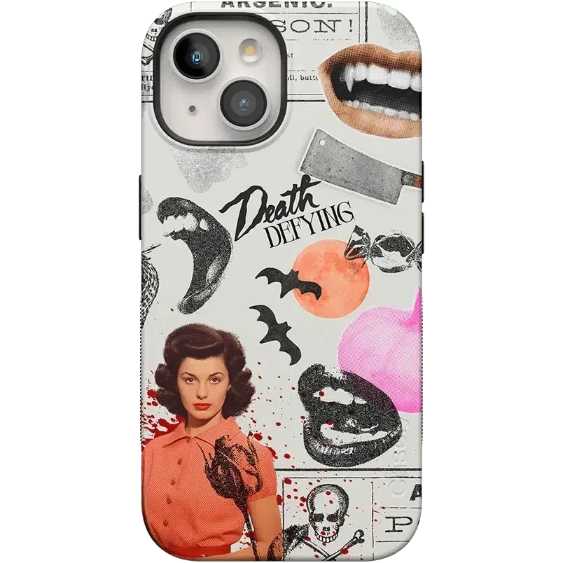 If You Dare | Horror Collage Case Phone Case Casetry Bold Flex + MagSafe® iPhone 15 Plus