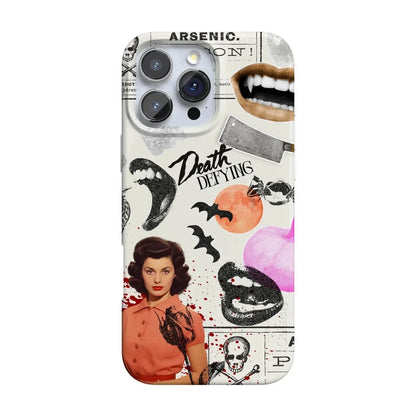 If You Dare | Horror Collage Case Phone Case Casetry Classic + MagSafe® iPhone 16 Pro Max