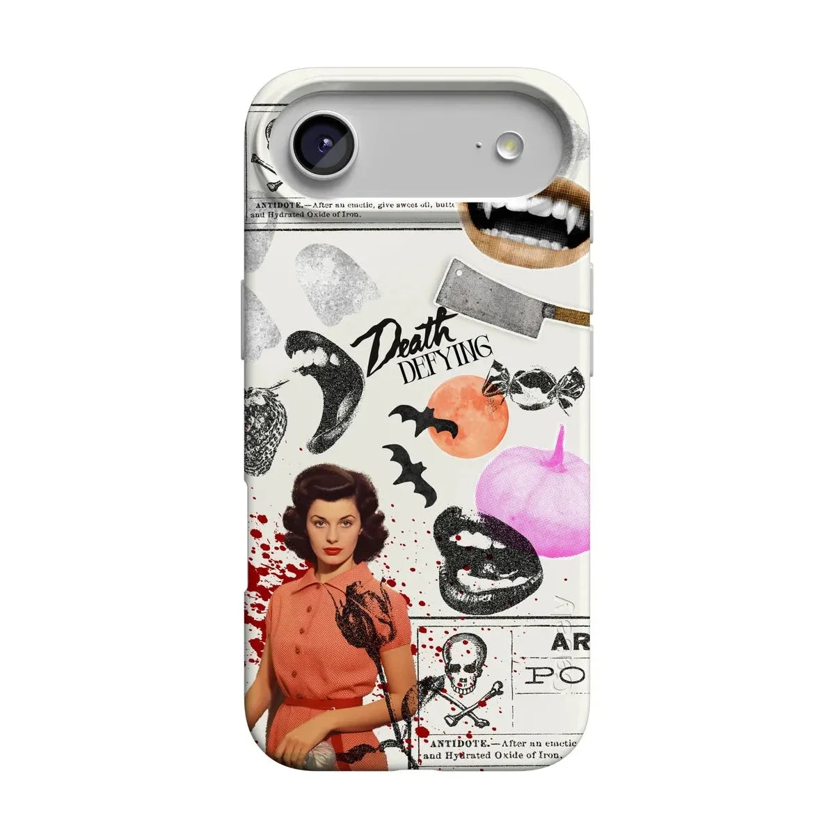 If You Dare | Horror Collage Case Phone Case Casetry Classic + MagSafe® iPhone 17 Air