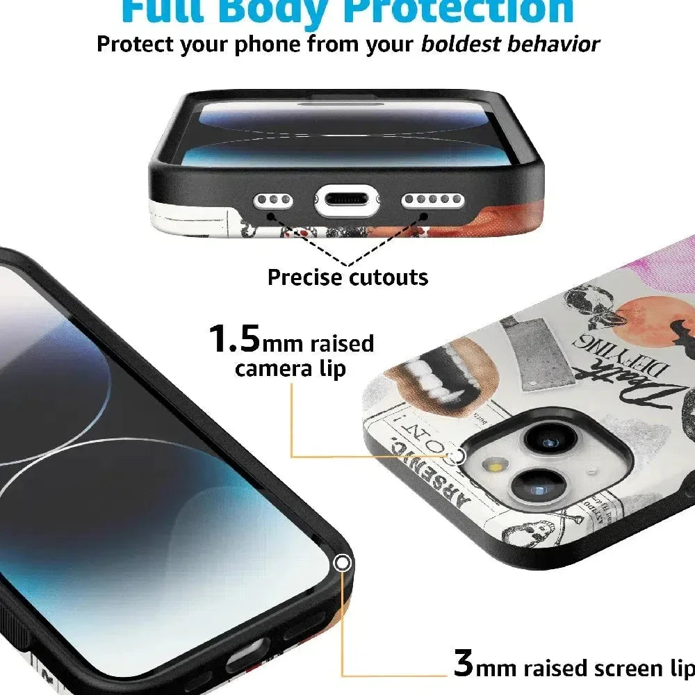 If You Dare | Horror Collage Case Phone Case Casetry