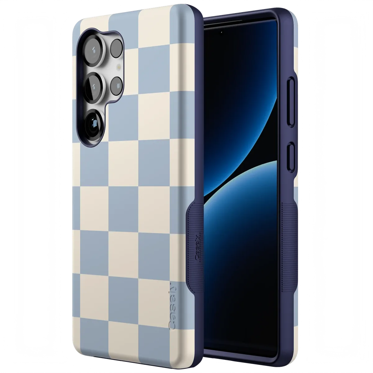 Fit Check | Light Blue Checkerboard Case