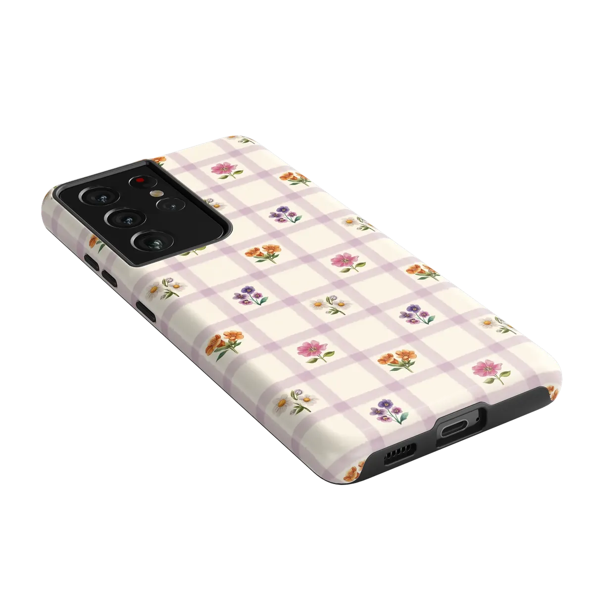 Meadow Check | Floral Gingham Case