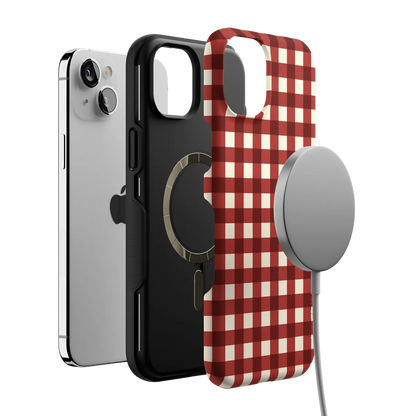 Checked Twice | Red Plaid Case