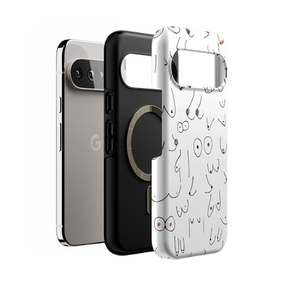 I'm With Her | Black & White Boobs Case iPhone Case get.casely