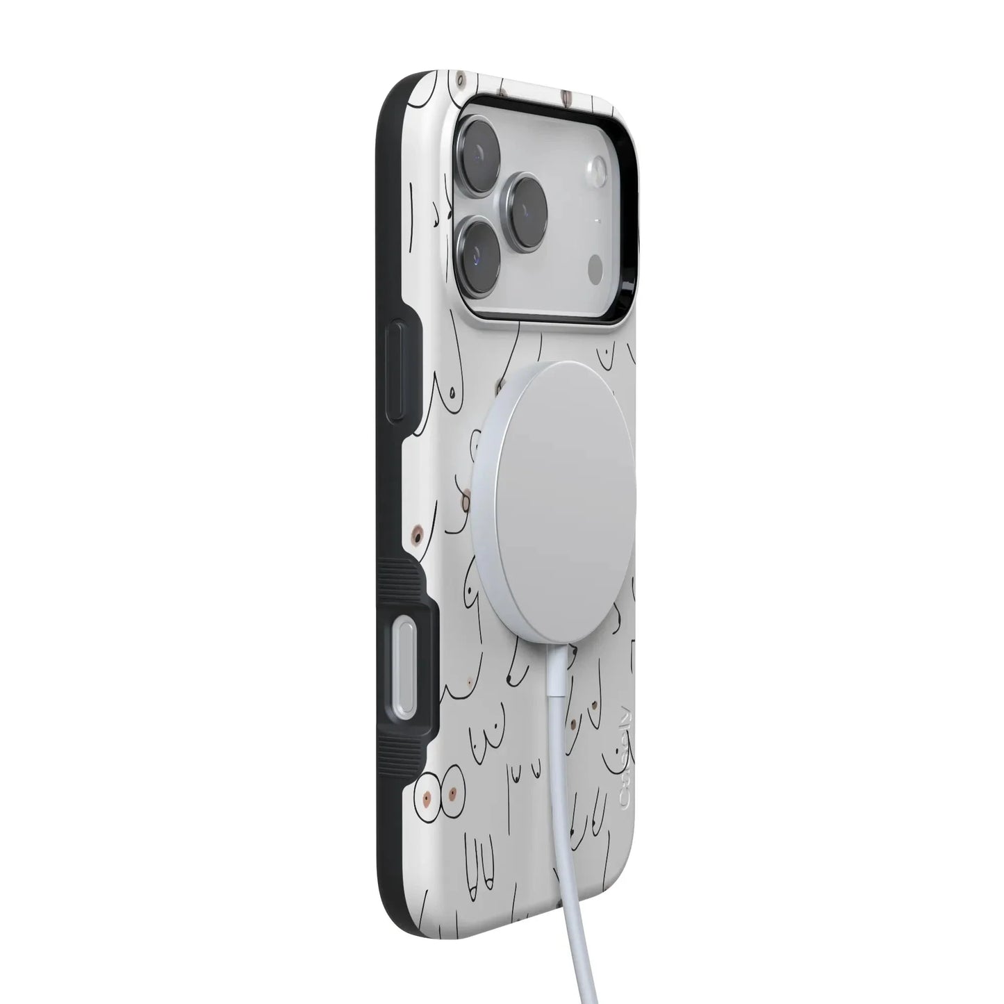 I'm With Her | Black & White Boobs Case iPhone Case get.casely