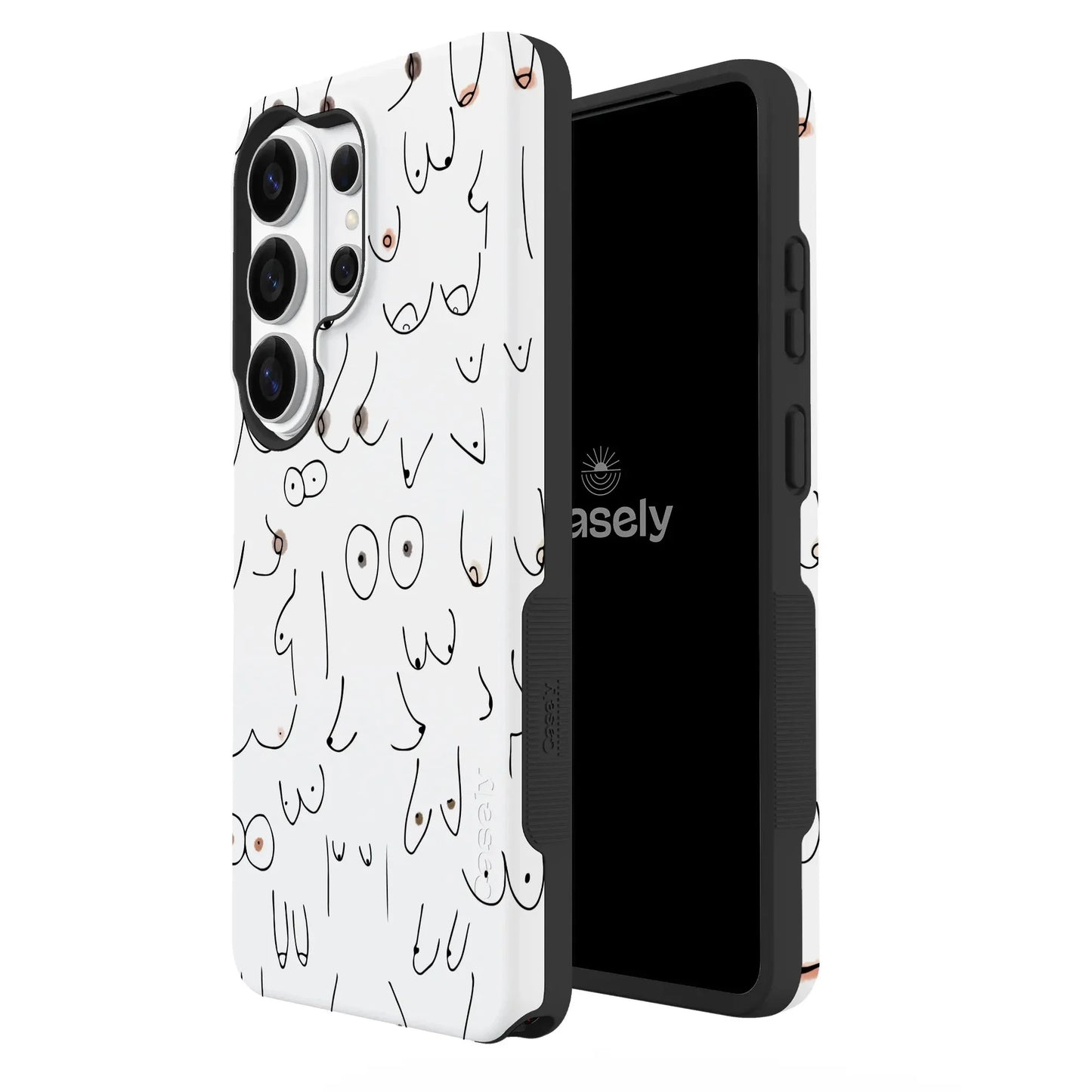 I'm With Her | Black & White Boobs Case iPhone Case get.casely