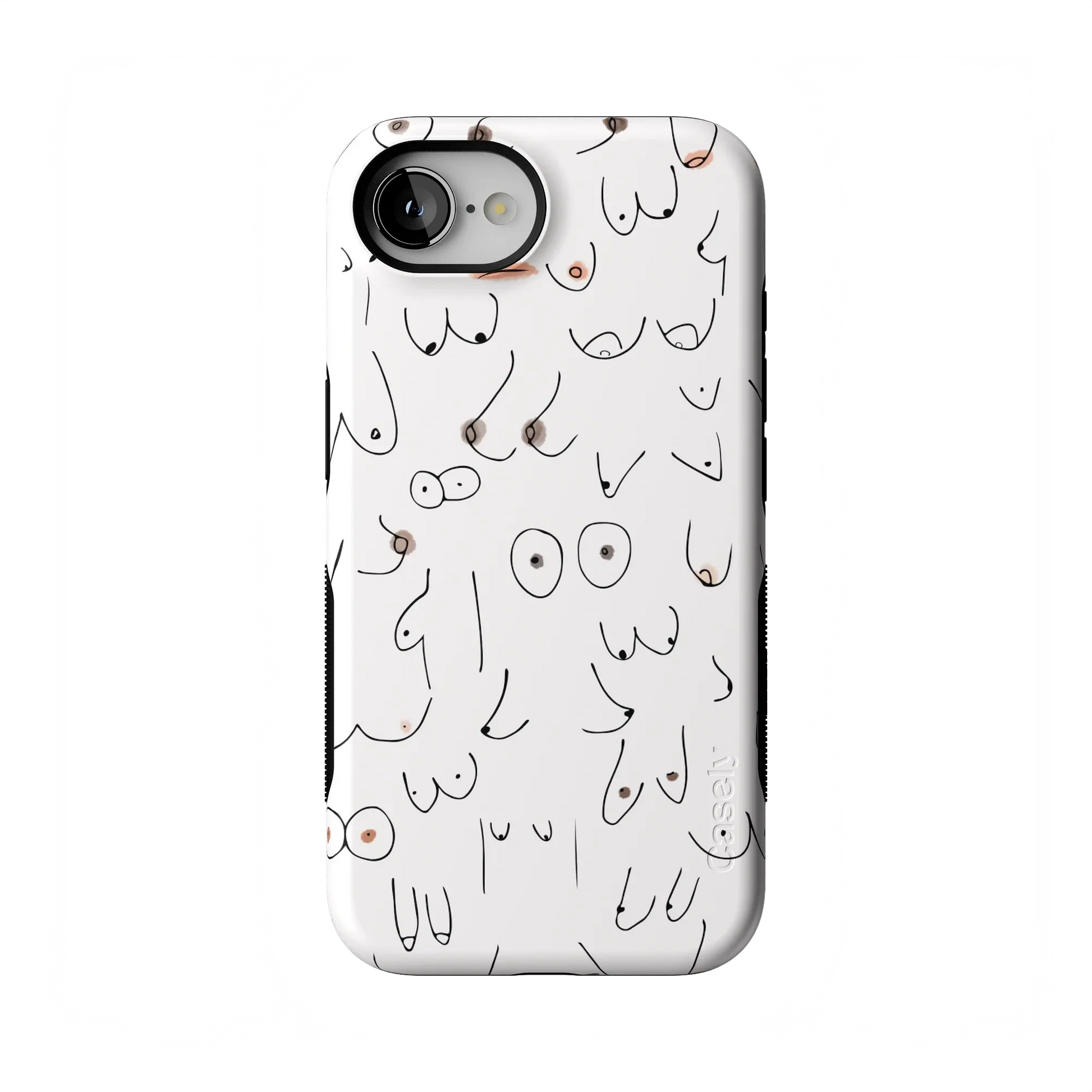 I'm With Her | Black & White Boobs Case iPhone Case get.casely