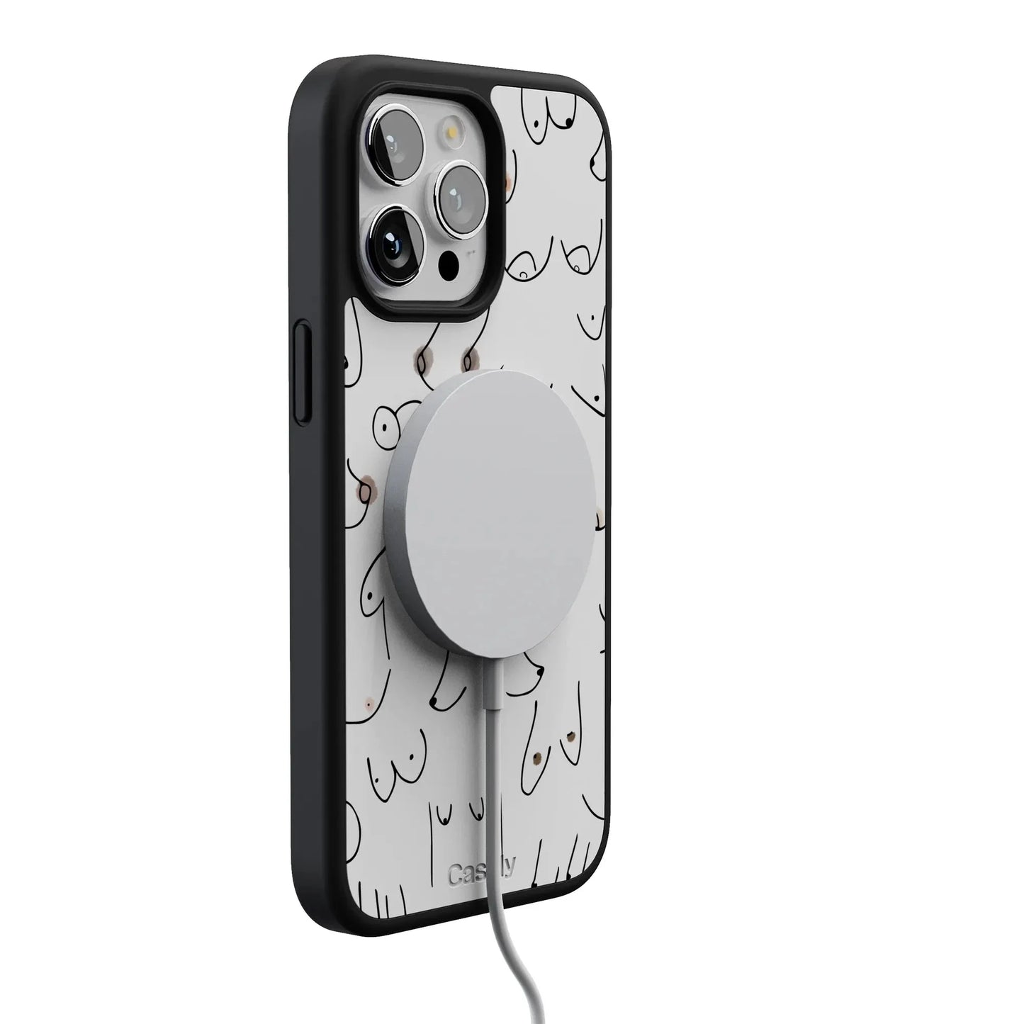 I'm With Her | Black & White Boobs Case iPhone Case get.casely