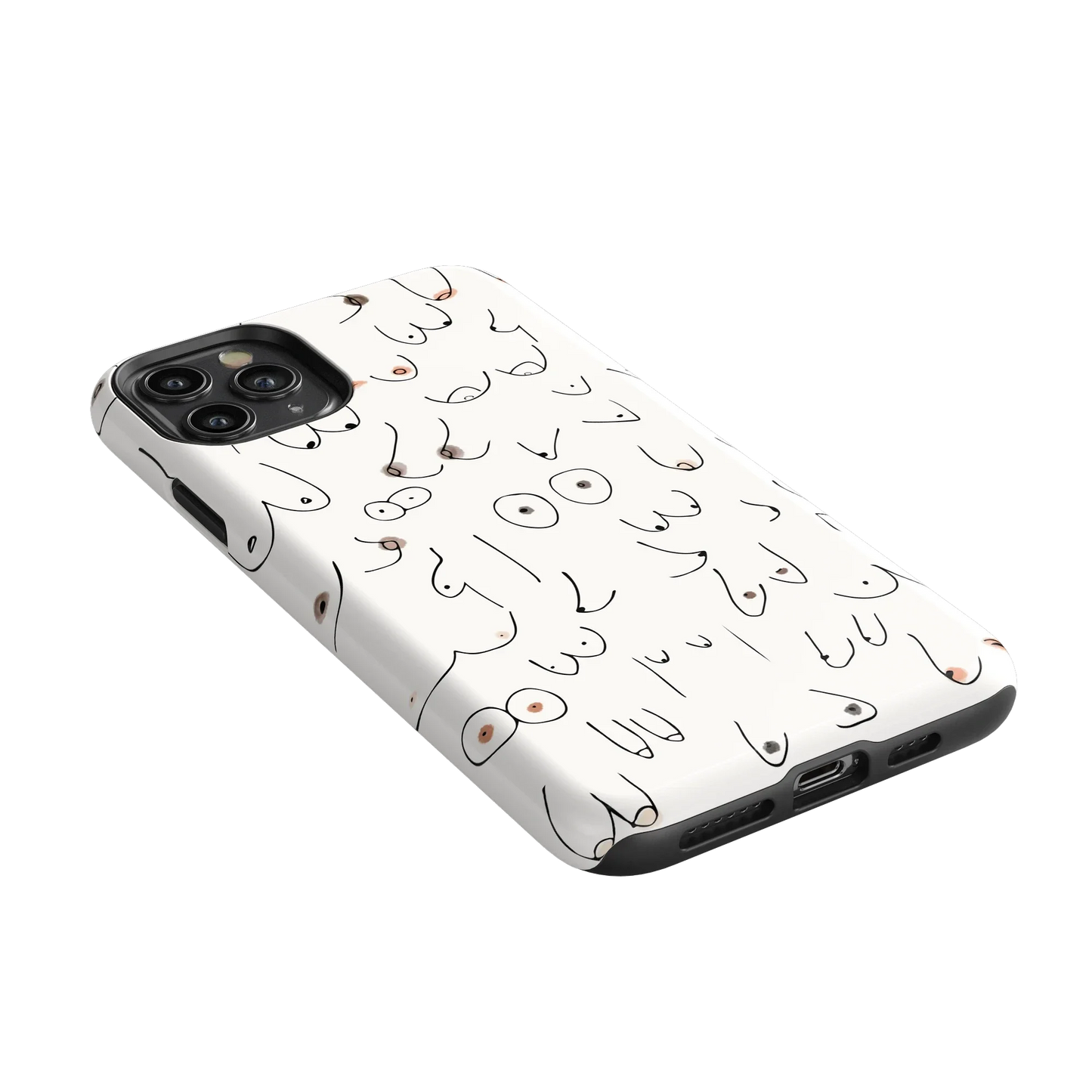 I'm With Her | Black & White Boobs Case iPhone Case get.casely