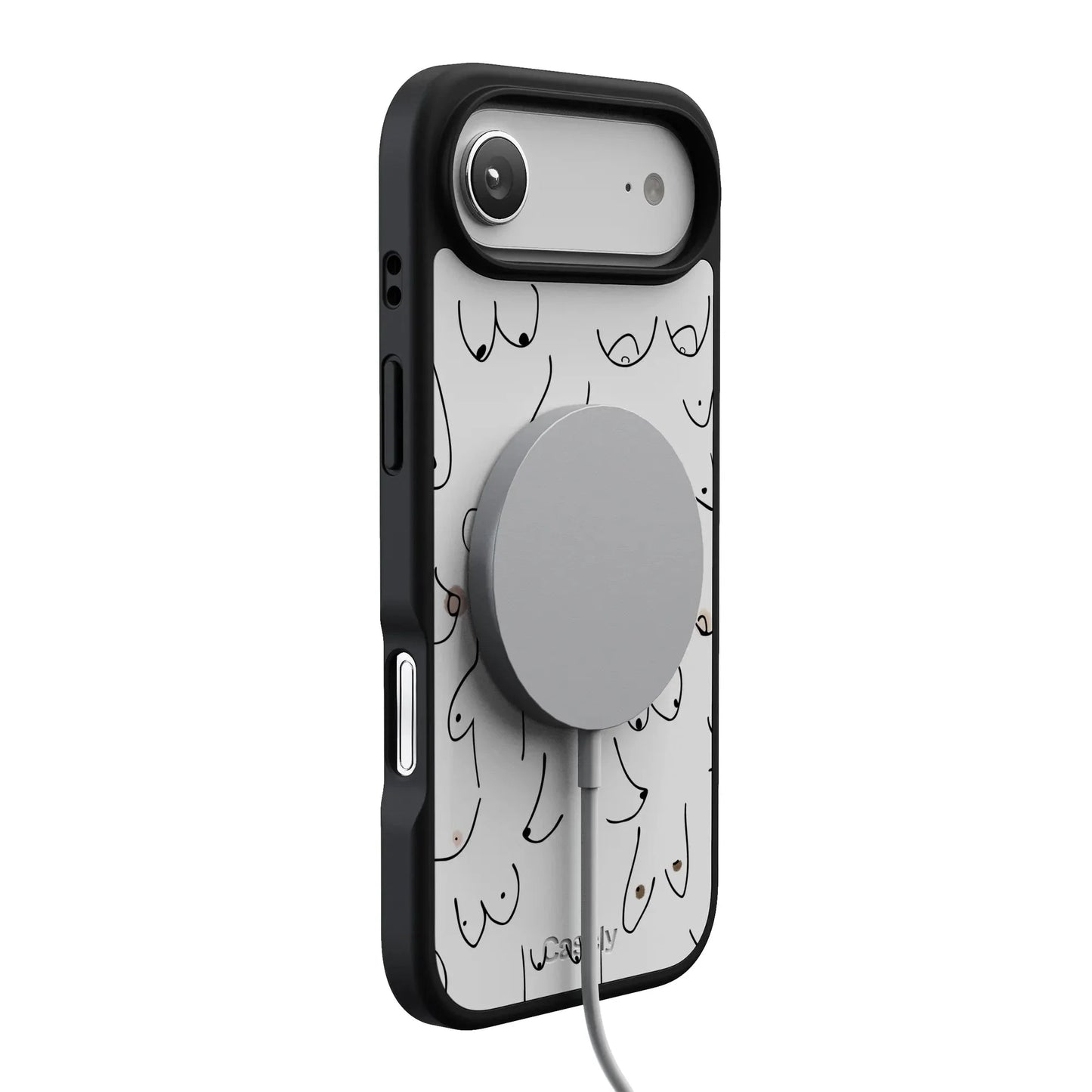 I'm With Her | Black & White Boobs Case iPhone Case get.casely