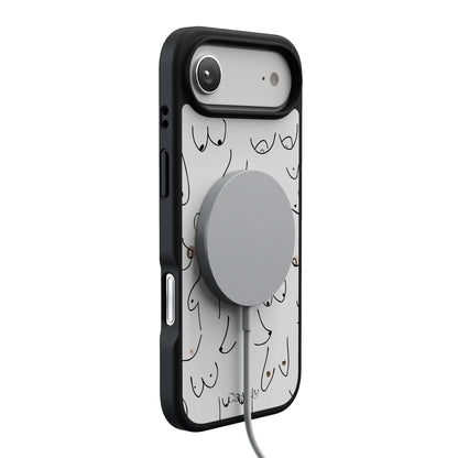 I'm With Her | Black & White Boobs Case iPhone Case get.casely