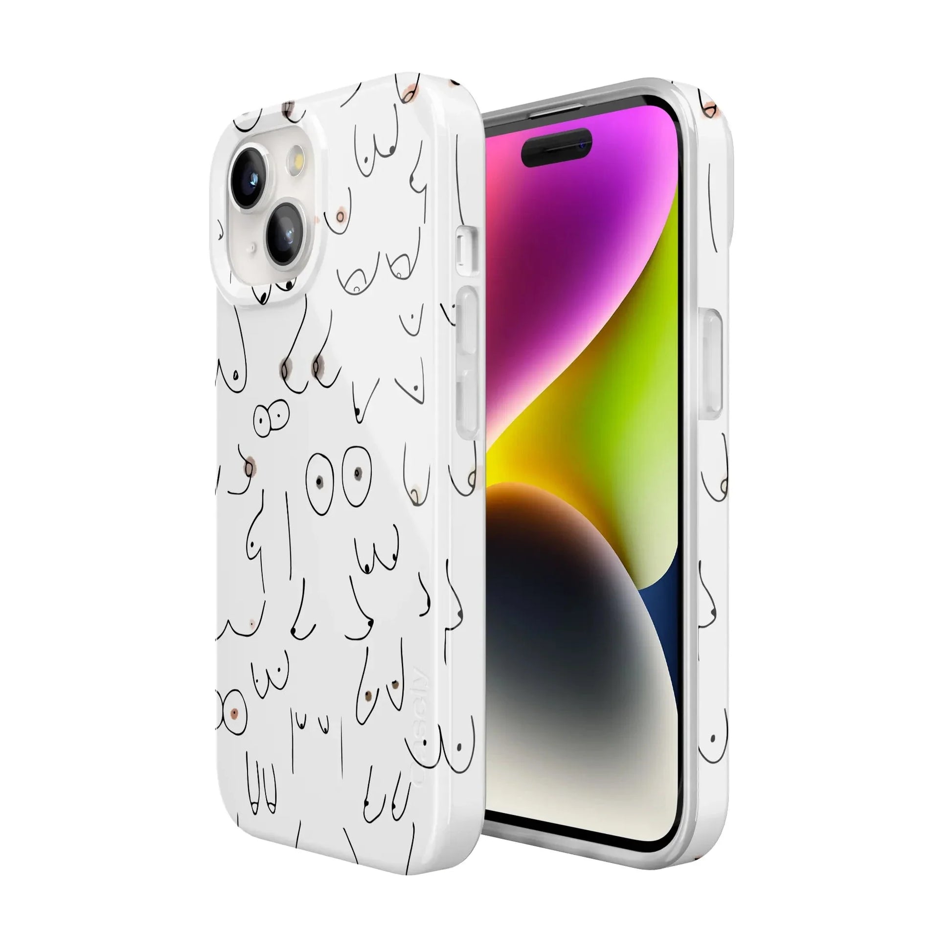 I'm With Her | Black & White Boobs Case iPhone Case get.casely