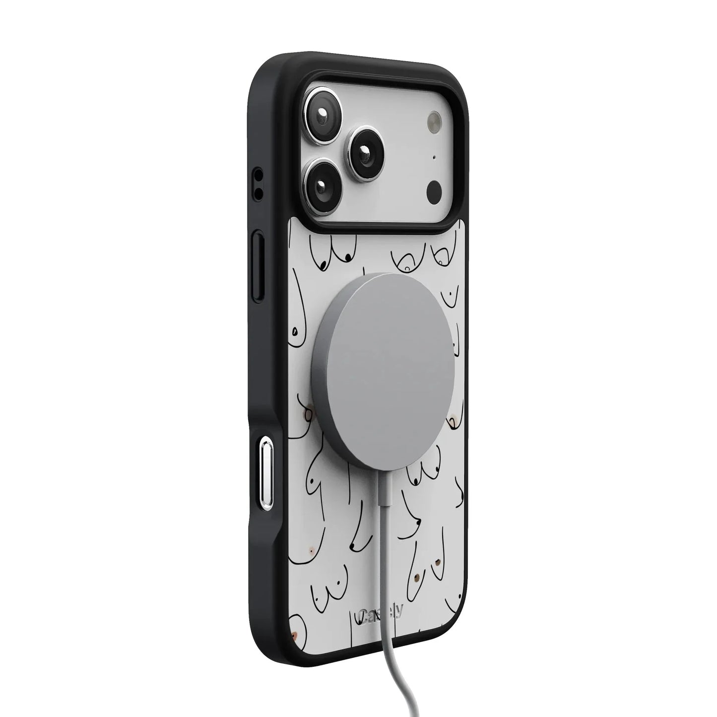 I'm With Her | Black & White Boobs Case iPhone Case get.casely