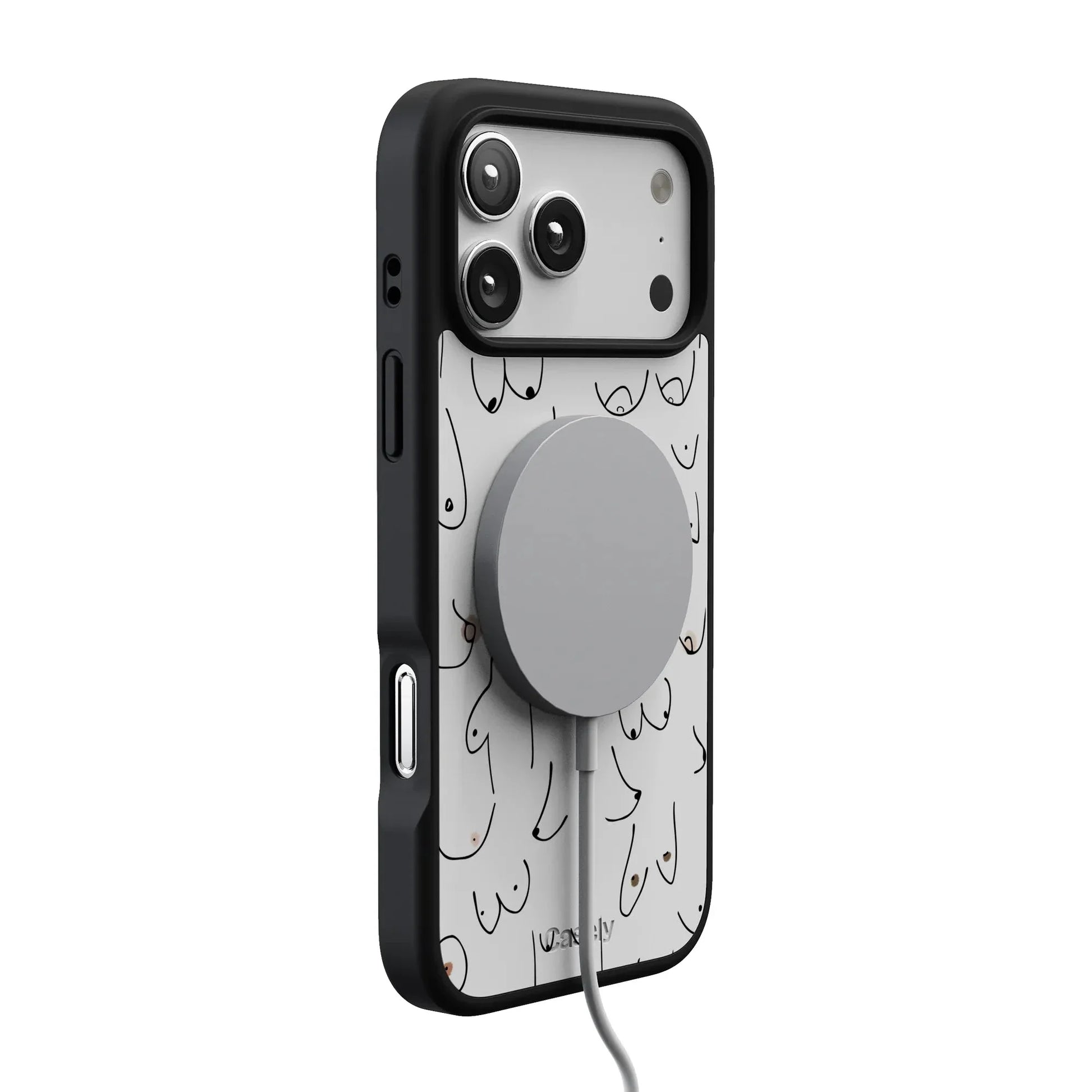 I'm With Her | Black & White Boobs Case iPhone Case get.casely