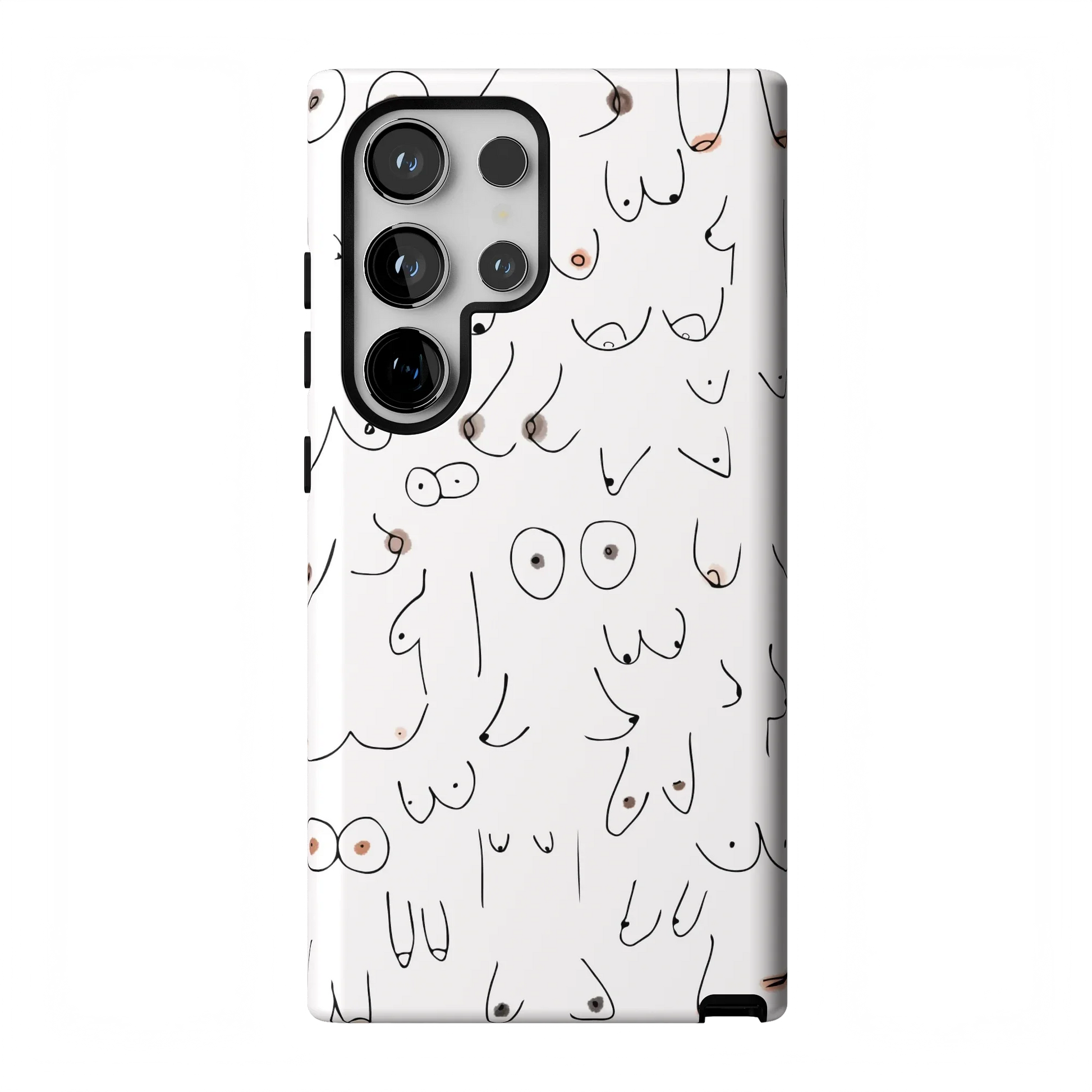 I'm With Her | Black & White Boobs Case iPhone Case get.casely