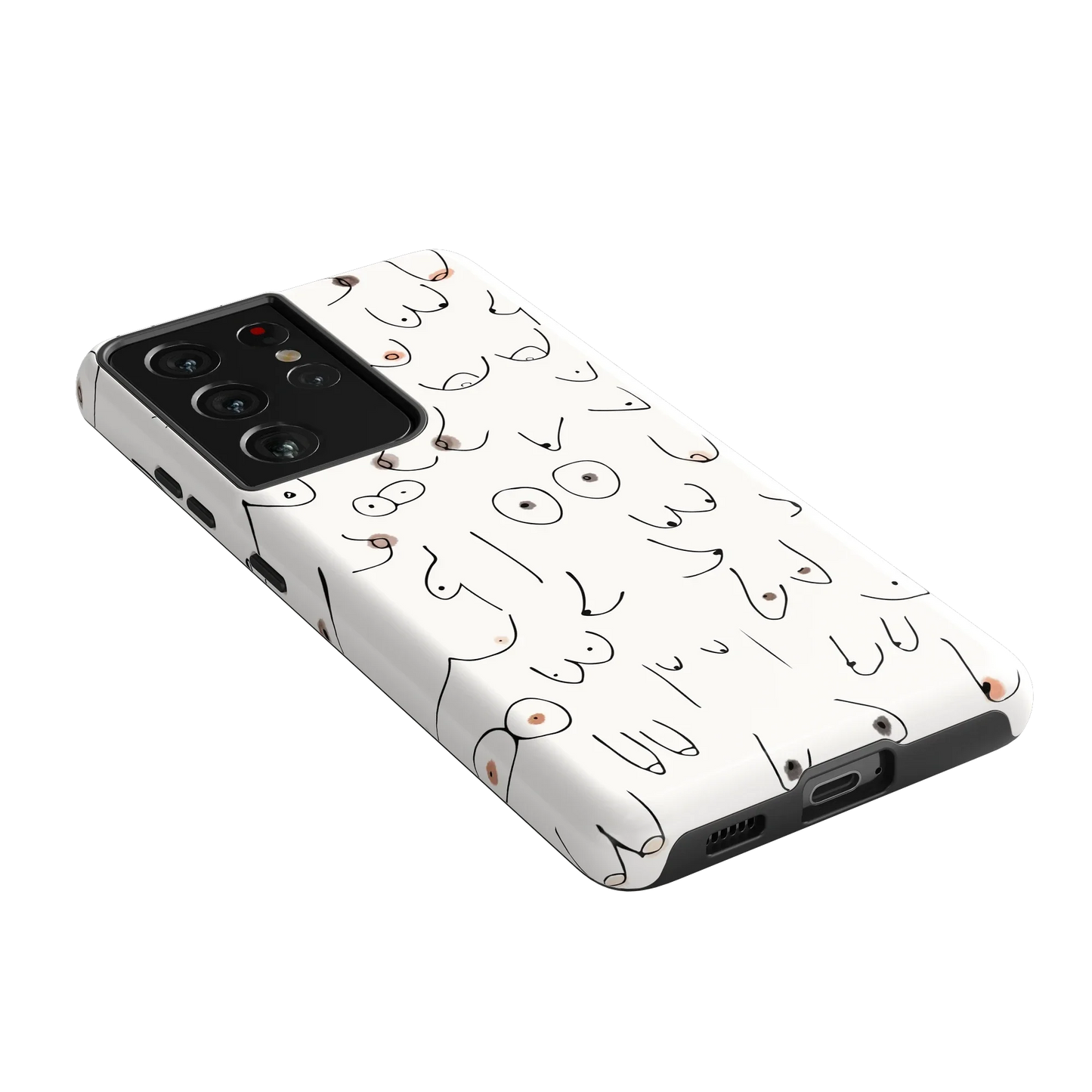 I'm With Her | Black & White Boobs Case iPhone Case get.casely