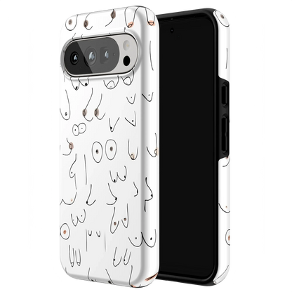 I'm With Her | Black & White Boobs Case iPhone Case get.casely