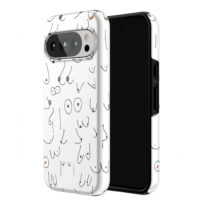 I'm With Her | Black & White Boobs Case iPhone Case get.casely