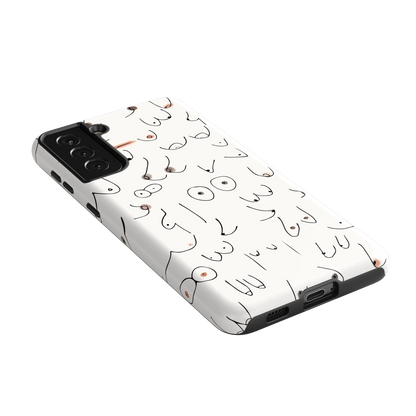 I'm With Her | Black & White Boobs Case iPhone Case get.casely