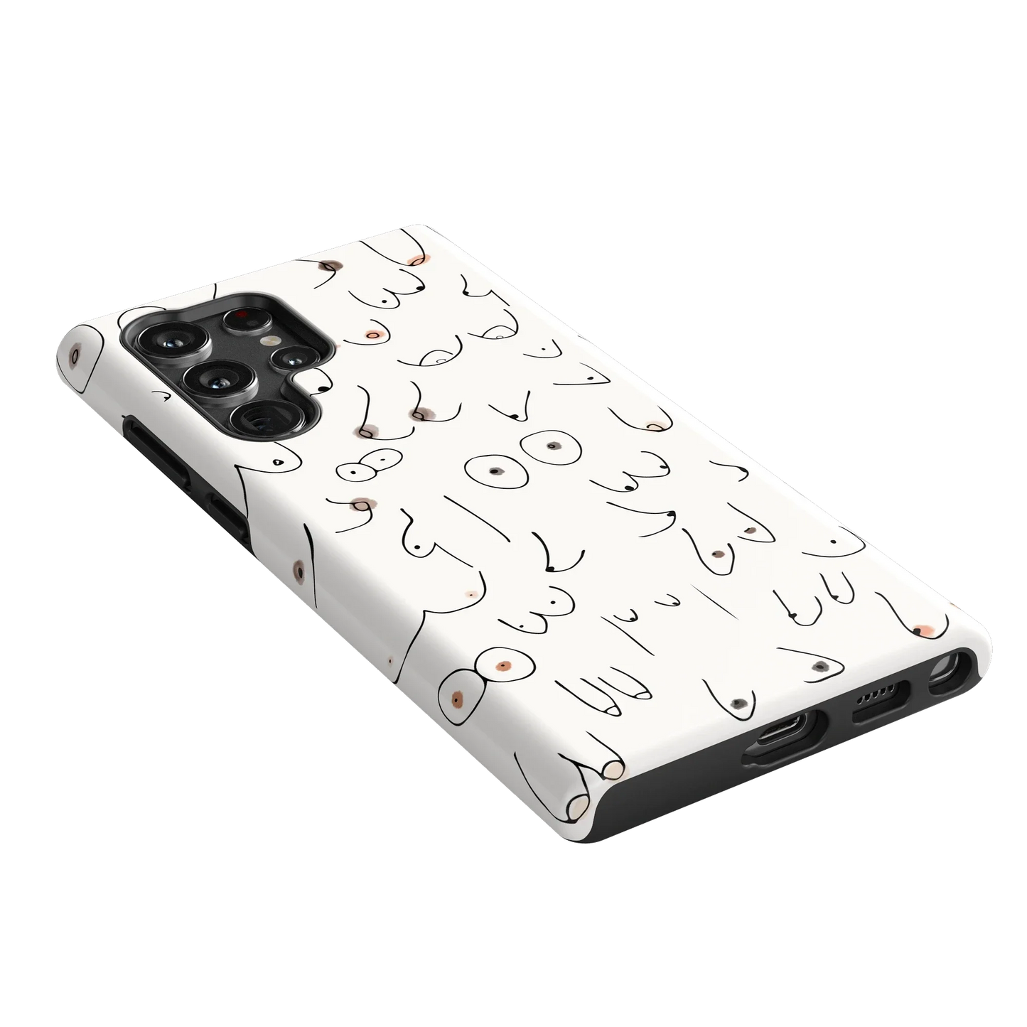 I'm With Her | Black & White Boobs Case iPhone Case get.casely