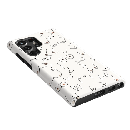 I'm With Her | Black & White Boobs Case iPhone Case get.casely