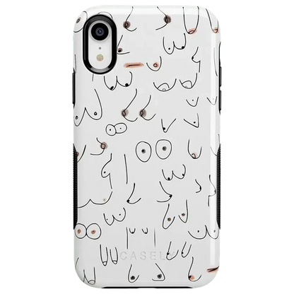 I'm With Her | Black & White Boobs Case iPhone Case get.casely