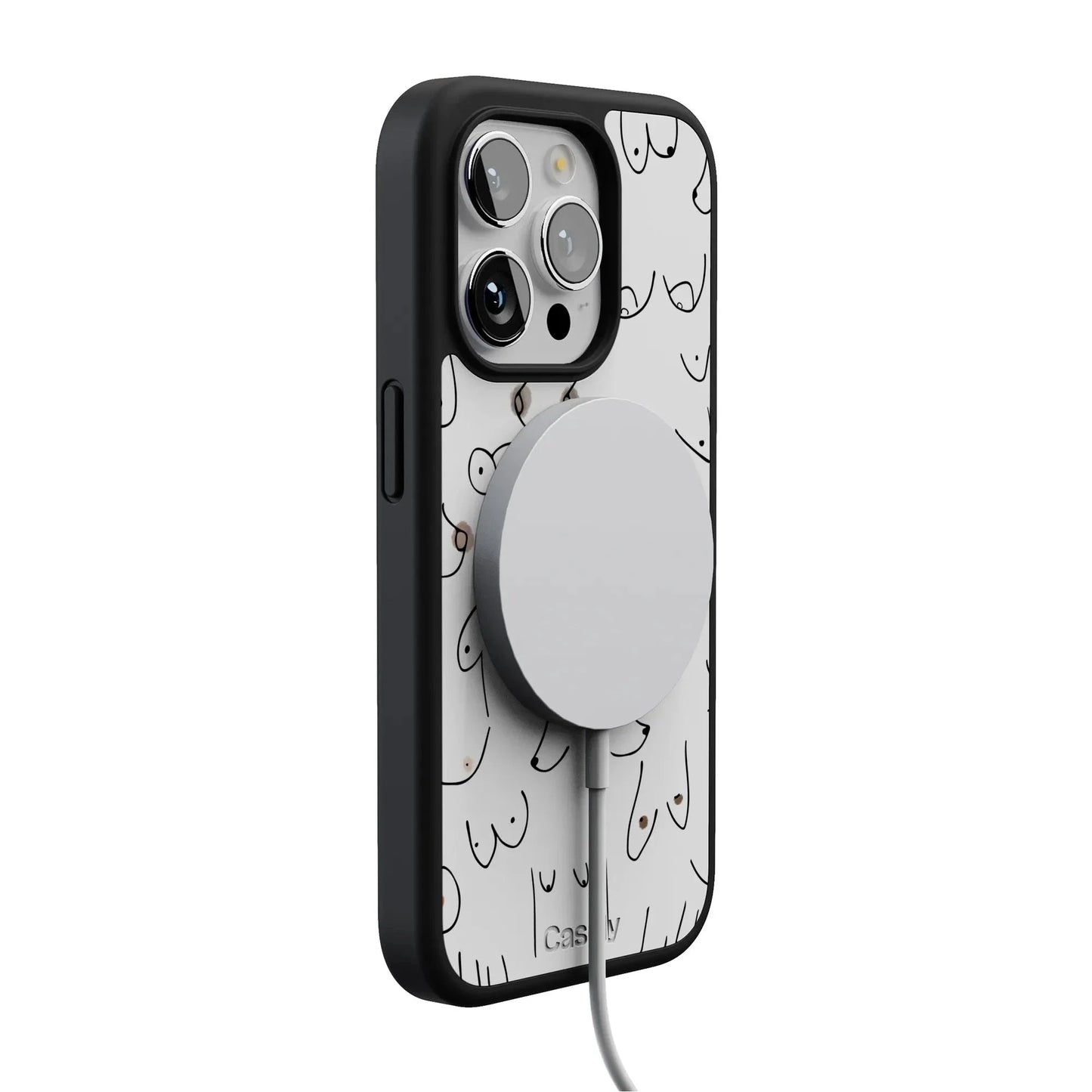 I'm With Her | Black & White Boobs Case iPhone Case get.casely