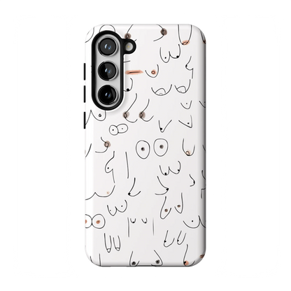 I'm With Her | Black & White Boobs Case iPhone Case get.casely