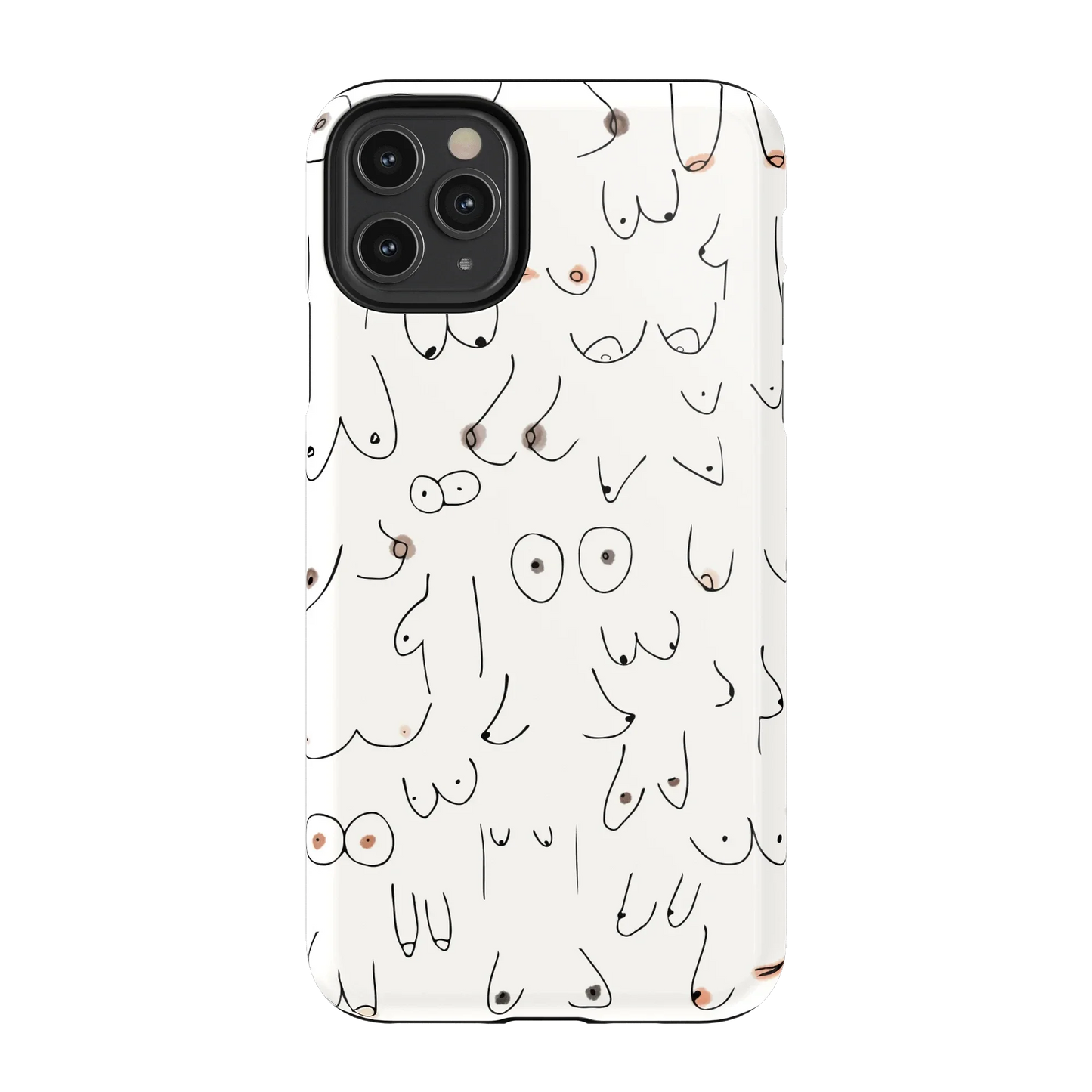 I'm With Her | Black & White Boobs Case iPhone Case get.casely