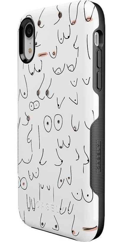 I'm With Her | Black & White Boobs Case iPhone Case get.casely