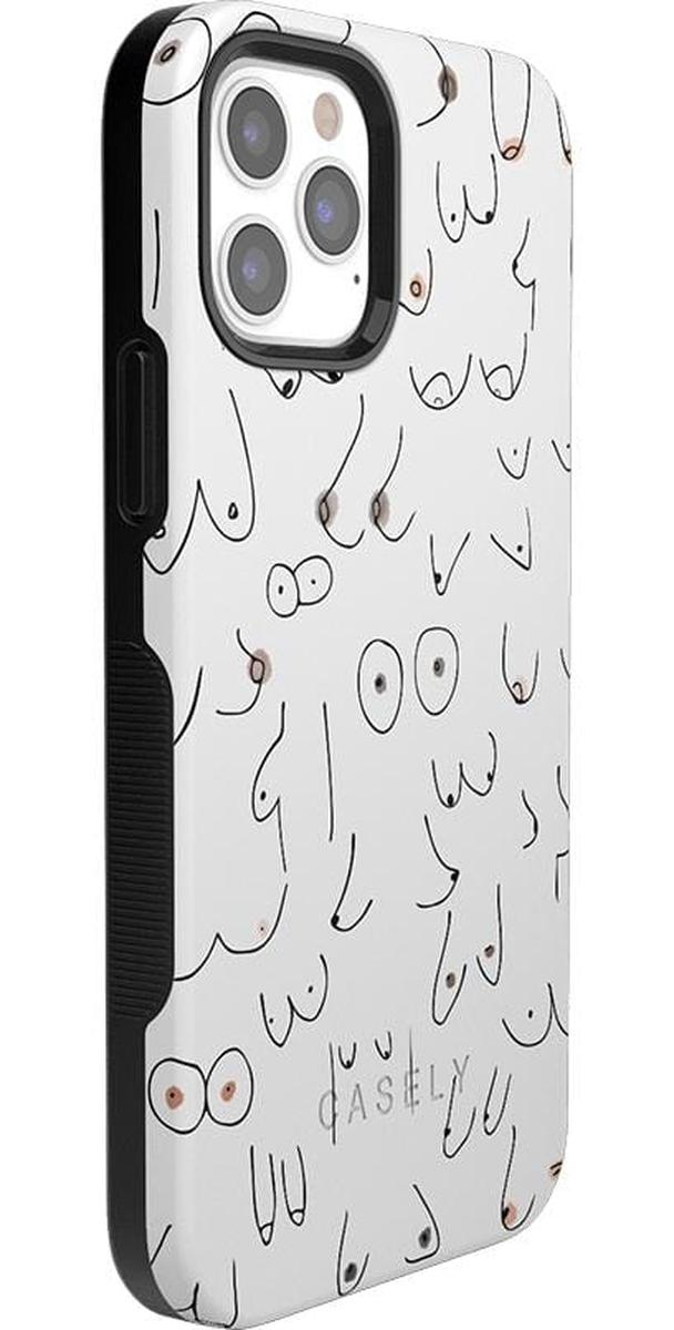 I'm With Her | Black & White Boobs Case iPhone Case get.casely