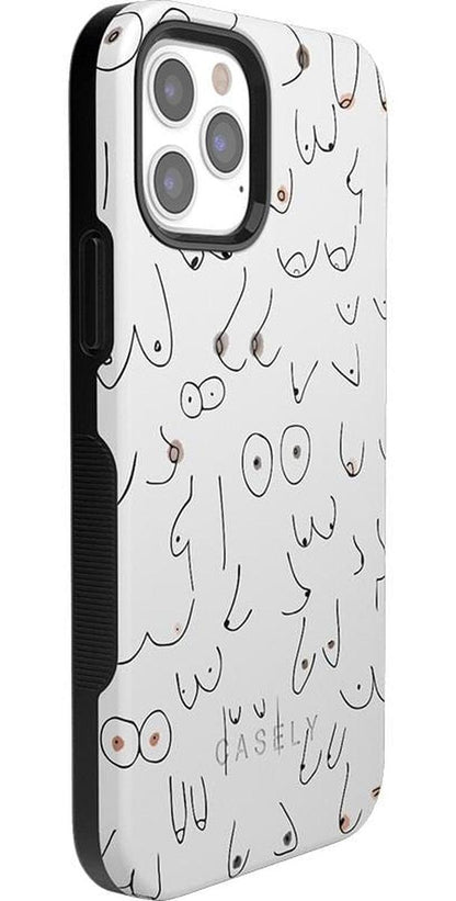 I'm With Her | Black & White Boobs Case iPhone Case get.casely