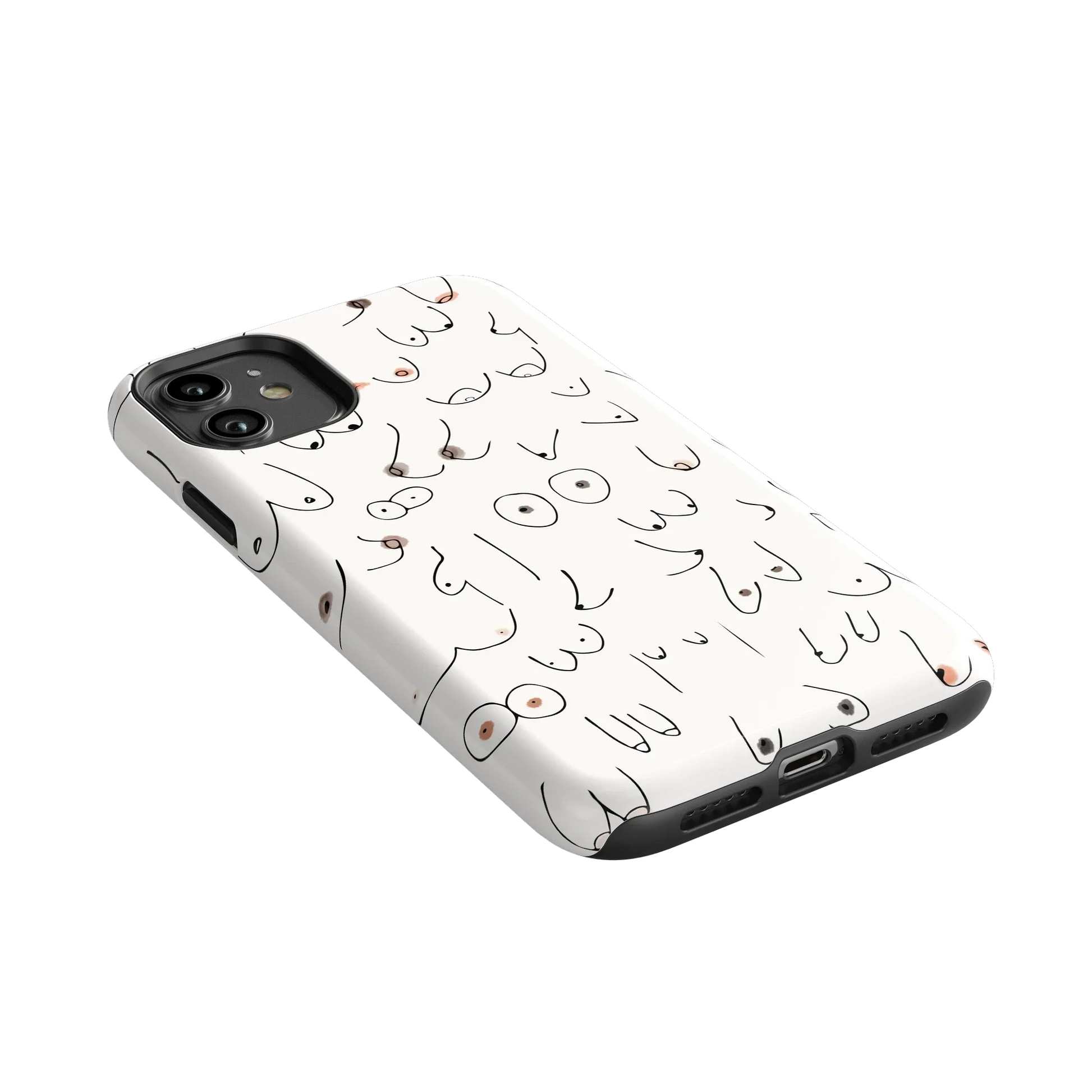 I'm With Her | Black & White Boobs Case iPhone Case get.casely