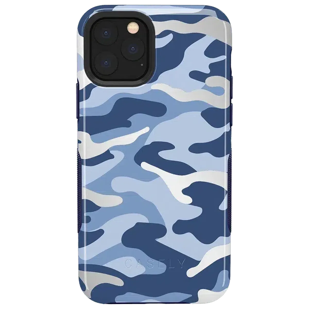 In Formation | Metallic Blue Camo Case iPhone Case get.casely Bold iPhone 11 Pro