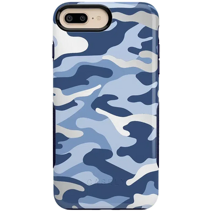 In Formation | Metallic Blue Camo Case iPhone Case get.casely Bold iPhone 6/7/8 Plus