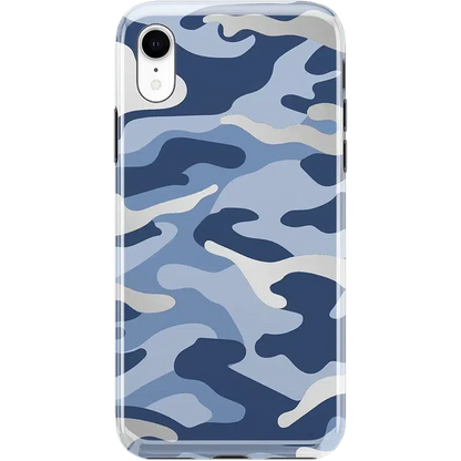 In Formation | Metallic Blue Camo Case iPhone Case get.casely Classic iPhone XR