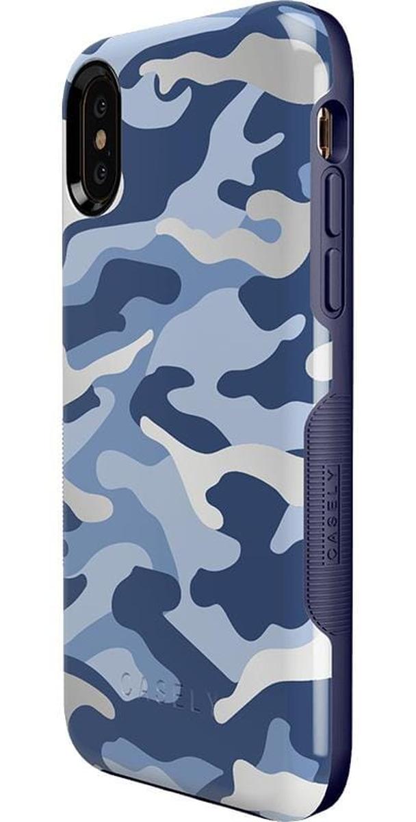 In Formation | Metallic Blue Camo Case iPhone Case get.casely