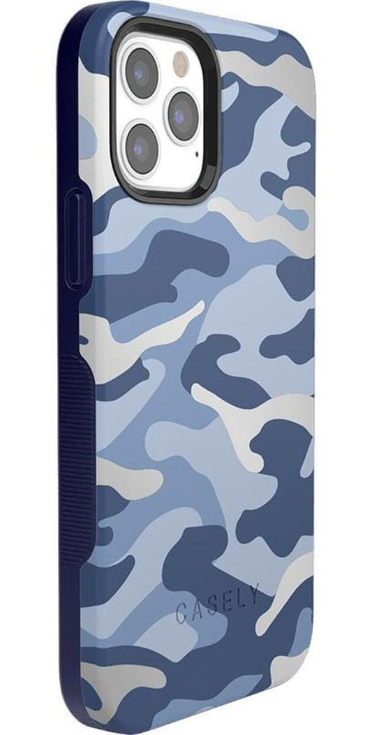 In Formation | Metallic Blue Camo Case iPhone Case get.casely