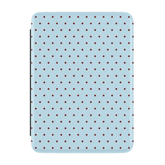 On the Dot | Blue Polka Dot Kindle Case | Casely