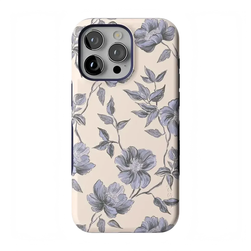Ink & Iris | Vintage Floral Case iPhone Case get.casely Bold + MagSafe® iPhone 15 Pro Max