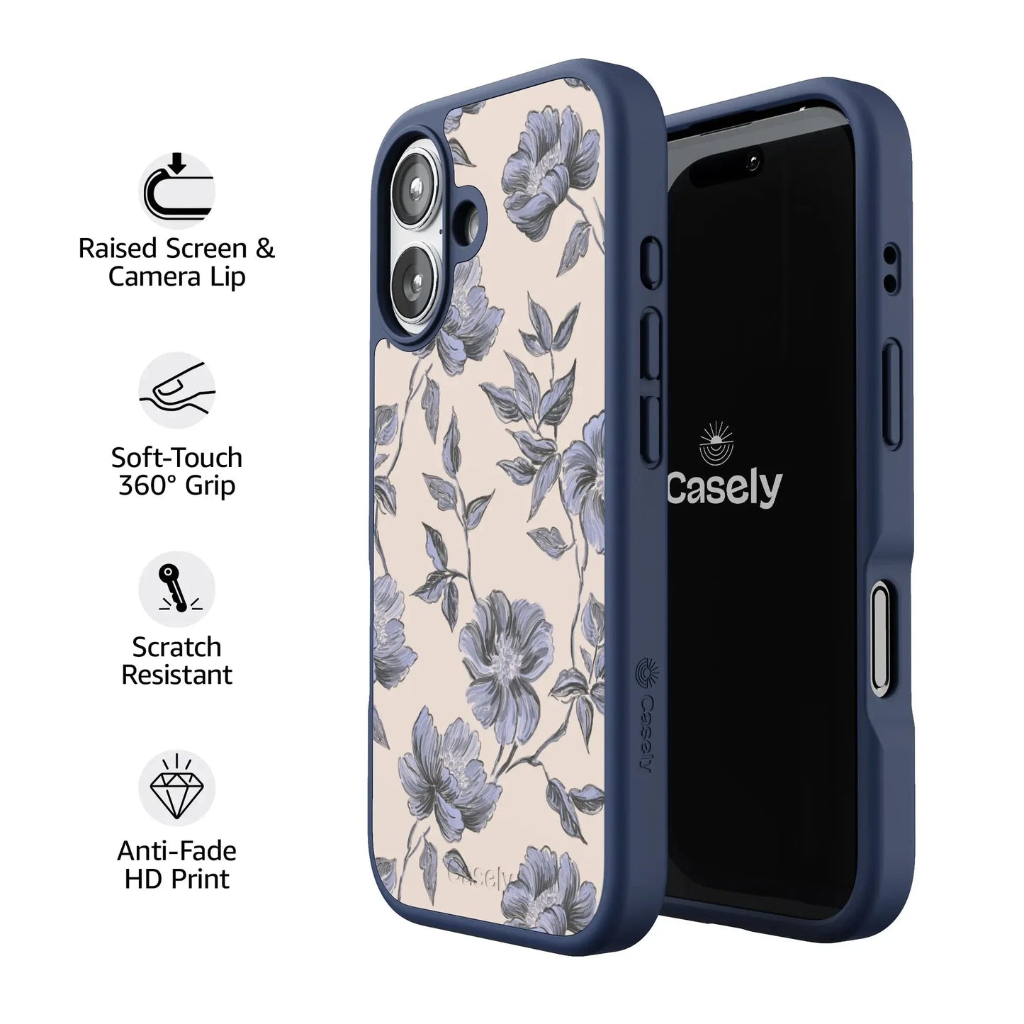 Ink & Iris | Vintage Floral Case iPhone Case get.casely