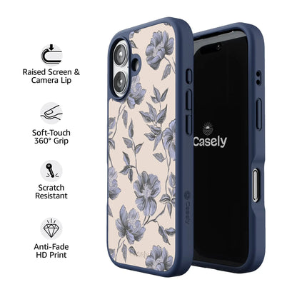 Ink & Iris | Vintage Floral Case iPhone Case get.casely