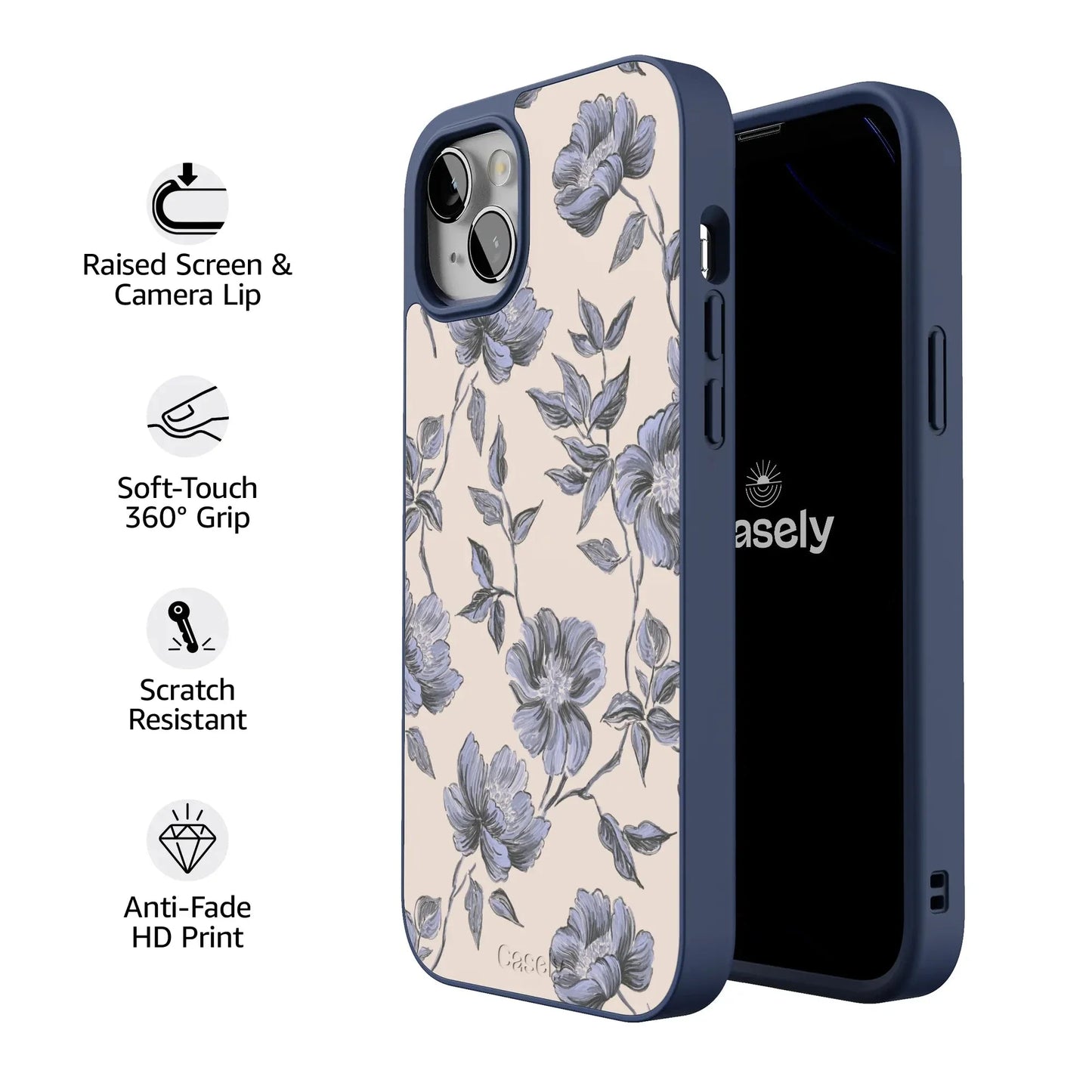 Ink & Iris | Vintage Floral Case iPhone Case get.casely